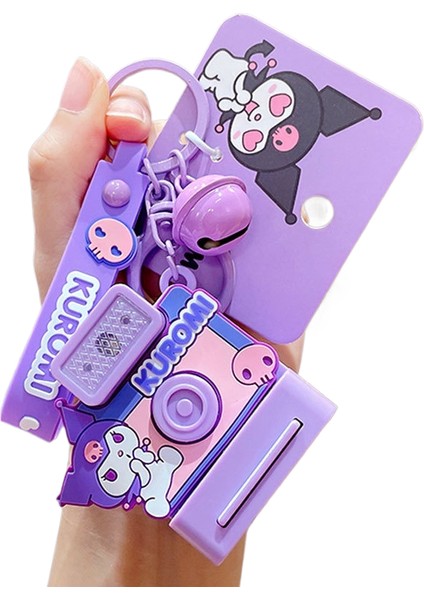 Sanrio Kt Kedi Ekose Balon Çiftler Anahtarlık Araba Anahtarlık Kolye Küçük Hediyeler (Yurt Dışından)