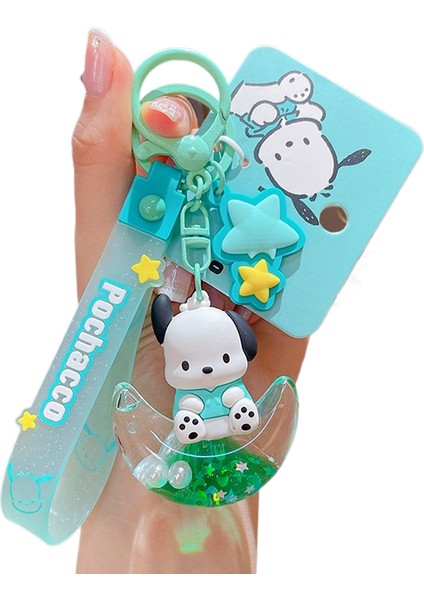 Sanrio Kt Kedi Ekose Balon Çiftler Anahtarlık Araba Anahtarlık Kolye Küçük Hediyeler (Yurt Dışından)