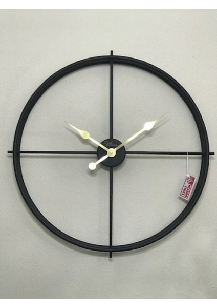 2646 B Ferforje Orta Boy Iskelet Duvar Saati