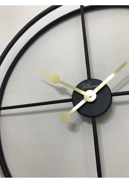 2646 B Ferforje Orta Boy Iskelet Duvar Saati modelleri