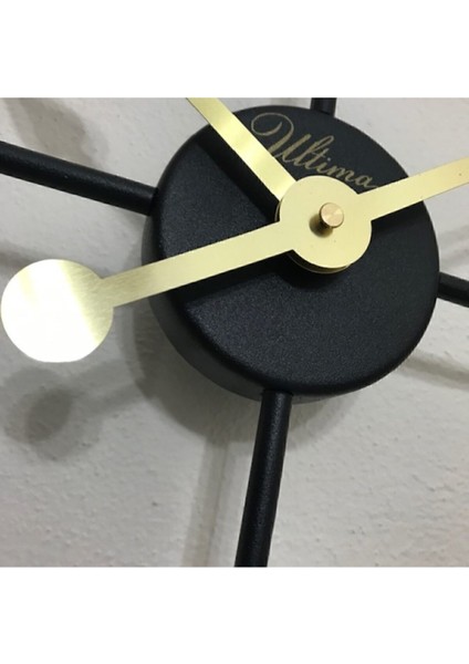 2646 B Ferforje Orta Boy Iskelet Duvar Saati indirimleri