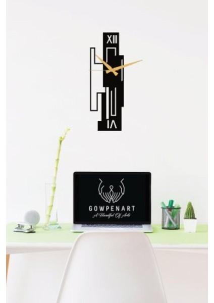 Pearl Metal Siyah Duvar Saati 1,5 mm Kalınlık 48X17 cm fiyatları