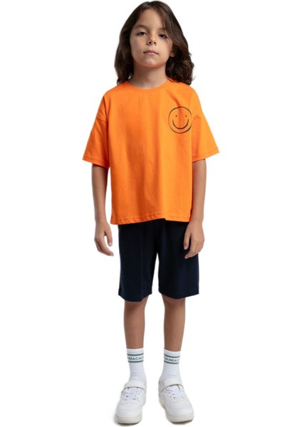 Rolypoly Erkek Çocuk Turuncu Pijama Takım 3575-G fiyatları