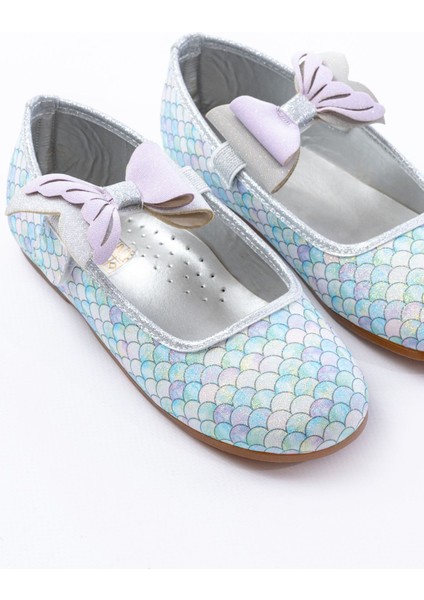 Kız Çocuk Deniz Kızı Kaydırmaz Taban Babet