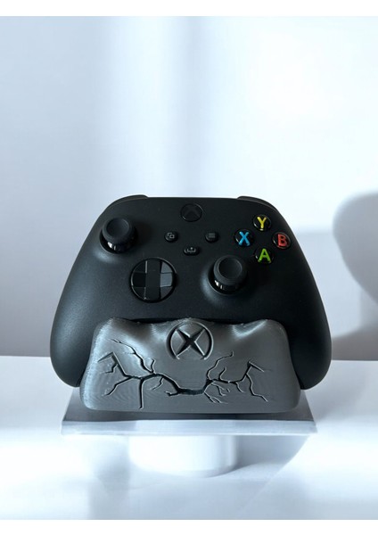 Xbox Uyumlu Kırık Taş Tasarım Gamepad Standı - Joystick Standı - Xbox Controller/kol Tutucu