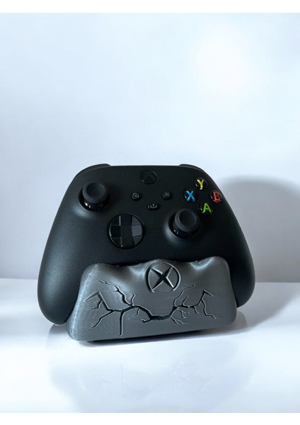 Xbox Uyumlu Kırık Taş Tasarım Gamepad Standı - Joystick Standı - Xbox Controller/kol Tutucu