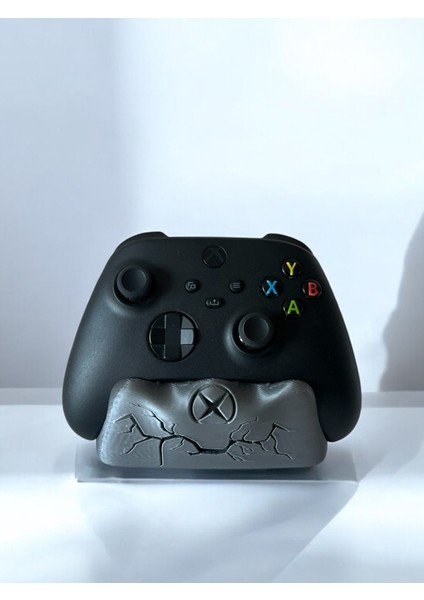 Xbox Uyumlu Kırık Taş Tasarım Gamepad Standı - Joystick Standı - Xbox Controller/kol Tutucu
