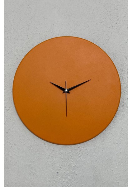 Round Mandalin Model Modern Metal Sıvama Akar Sessiz Mekanizmalı Duvar Saati (30*30CM)! indirimleri