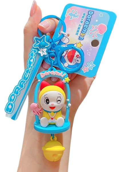Karikatür Doraemon Anahtarlık Kolye Sevimli Tinkerbell Kedi Bebek Araba Anahtarlık (Yurt Dışından)
