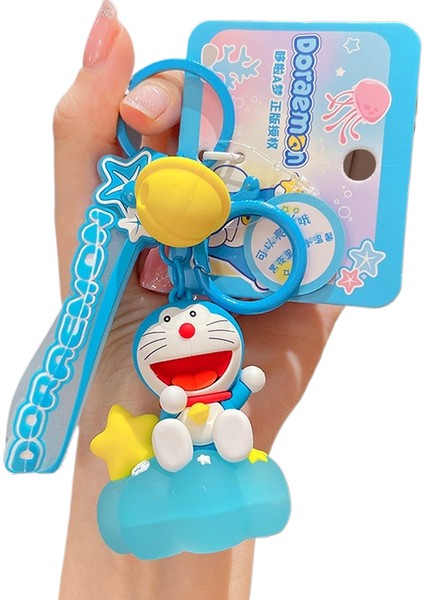 Karikatür Doraemon Anahtarlık Kolye Sevimli Tinkerbell Kedi Bebek Araba Anahtarlık (Yurt Dışından)