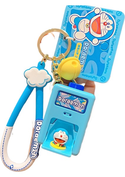 Karikatür Doraemon Anahtarlık Kolye Sevimli Tinkerbell Kedi Bebek Araba Anahtarlık (Yurt Dışından)