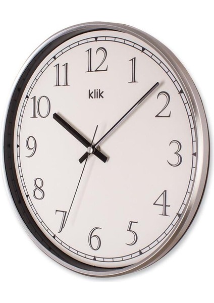 Slim Gümüş Minimalist Duvar Saati fiyatları