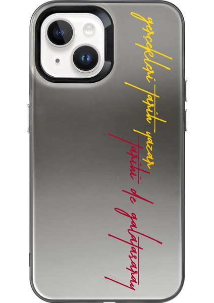 iPhone 14 Uyumlu Galatasaray Gerçekleri Tarih Yazar Premium Lisanslı Telefon Kılıfı