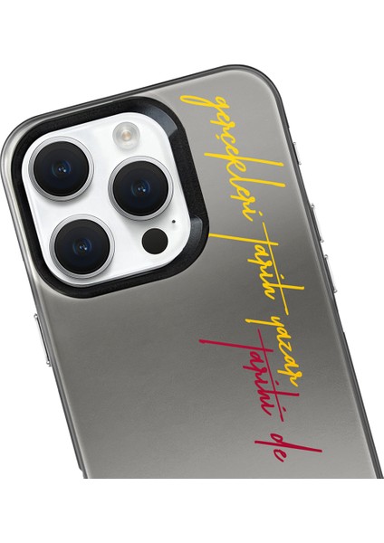 iPhone 14 Uyumlu Galatasaray Gerçekleri Tarih Yazar Premium Lisanslı Telefon Kılıfı