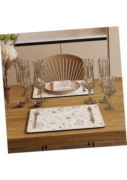 Çiçekli Kaymaz Servis Matı indirimleri