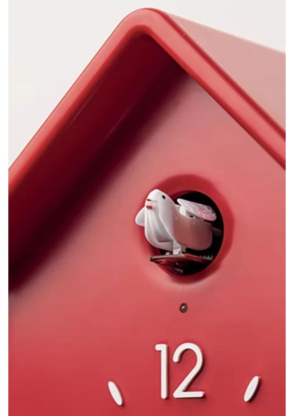 Guzzini Home Qq Sarkaçlı Guguklu Saat Kırmızı