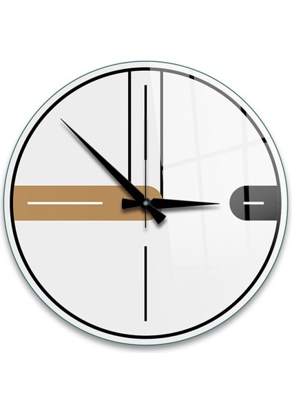 Cam Duvar Saati Yuvarlak 1041 30 x 30 cm fiyatları