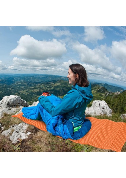 Ultralight Comfort Katlanır Mat - Siyah/turuncu