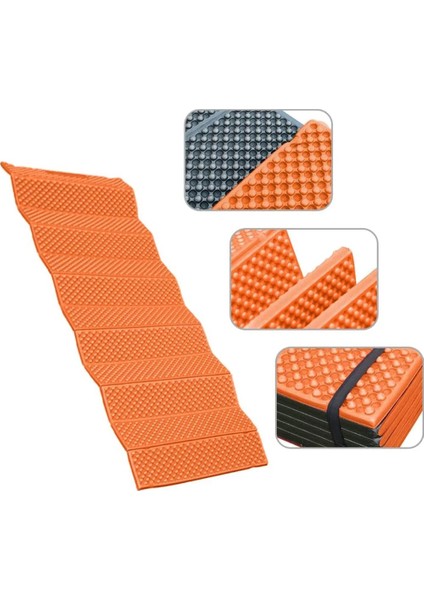 Ultralight Comfort Katlanır Mat - Siyah/turuncu