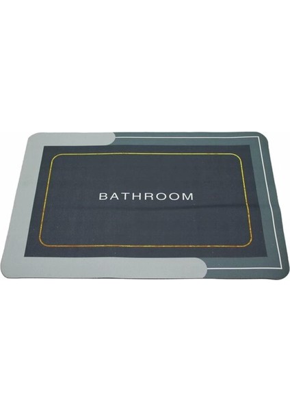 Kare Sihirli Su Emici Banyo Paspas - Bulaşık Altlık (4887)