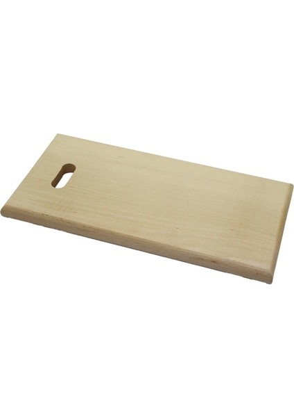 20X40CM Kalın=2.5cm Ahşap Kesim Panosu - Et Tahtası El Geçmeli Kulp (4887)