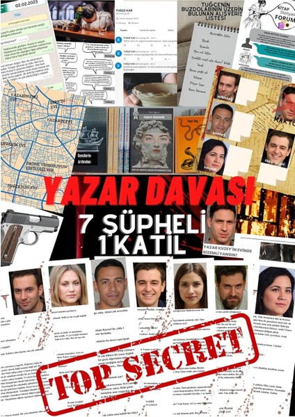 Yazar Davası, Cinayet Çözme ve Katili Bulma Oyunu, Suçluyu Bulma- Dedektif Oyunu