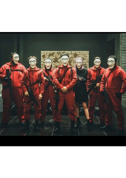 La Casa De Papel Kore Mask - Para Heist Maskesi - Dali Maskesi (4887) modelleri