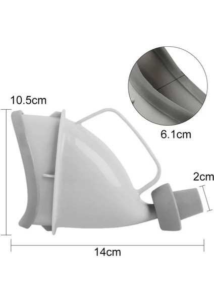Unisex Taşınabilir Hijjenik Seyahat Tuvalet Aparatı Seyahat Tuvalet Hunisi (4887) modelleri