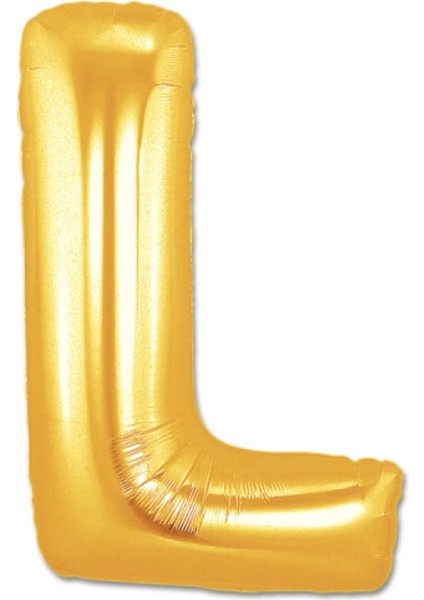 L Harf Folyo Balon Altın Renk 40 Inç (4887)