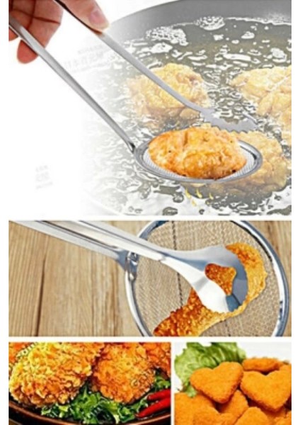 Çörek Kızartma Süzgeçli Maşa (4887)