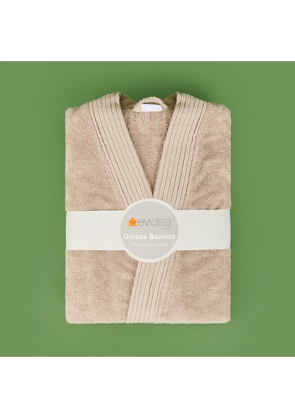 Soft Premium Unisex Bornoz - Bej - S / M