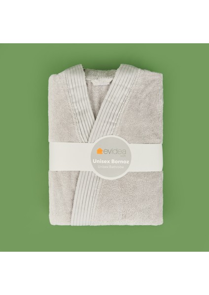 Soft Premium Unisex Bornoz - Gri - S / M modelleri