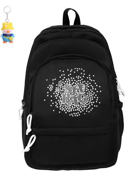 Gündelik Basit Sırt Çantası, Çok Yönlü Büyük Kapasiteli Sırt Çantası, Lise Öğrencileri Için Okul (Yurt Dışından)