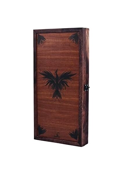 Oyun Aletleri Figür Anka Kuşu Tavla Ceviz Kaplama (El Yapımı) - Tavla - 2 Oyuncusu - 6+ Yaş ve Üzeri - modelleri