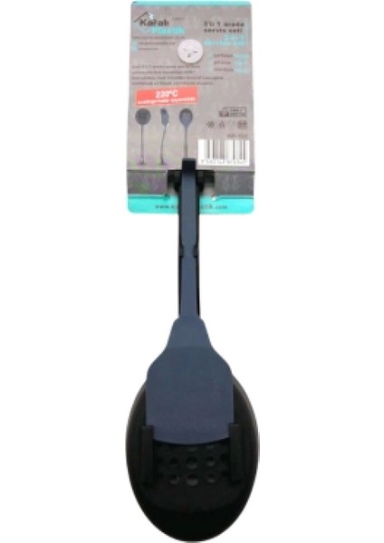 3in1 Servis Setikepçe-Kevgir-Kaşık (4887)