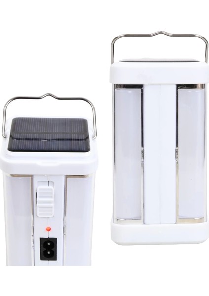 32 Smd Ledli Solarlı+Şarjlı Işıldak (4887)