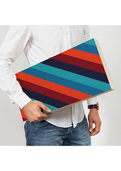Yapımı Huş Marin Kontrplak Renk Şeritli Modern Tavla Seti - 25X48X6,5 Cm, Özel Cilalı, Turuncu ve Beyaz Pullar fiyatları