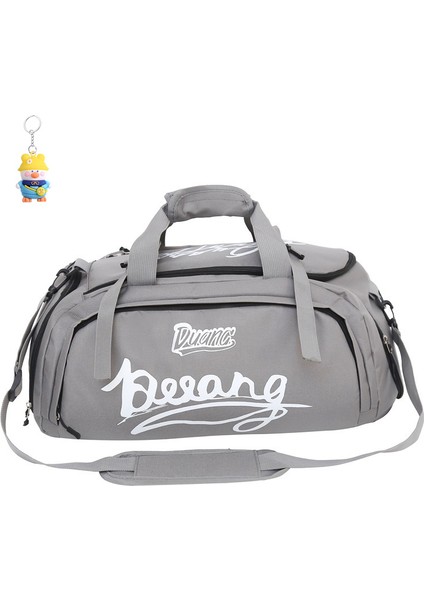 Büyük Kapasiteli El Bagaj Çantası Iş Seyahat Çantası Spor Fitness Çantası Islak ve Kuru Ayırma Crossbody Çantası (Yurt Dışından)