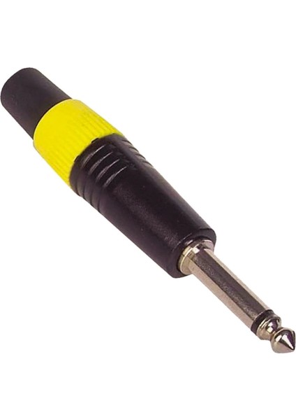 6.3 mm Mono Gitar Jack Fiş Canon Tipi Metal Nikel (4887)