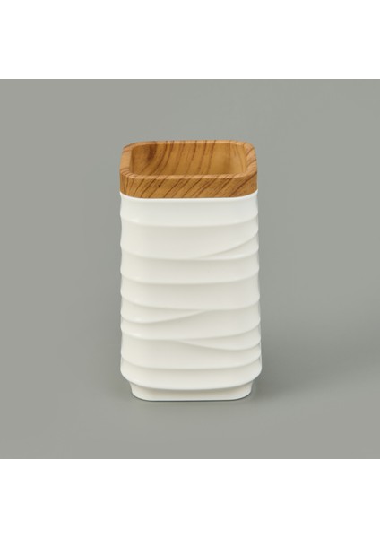 Bath Luna 2'li Sıvı Sabunluk ve Diş Fırçalık Seti - Beyaz fırsatları