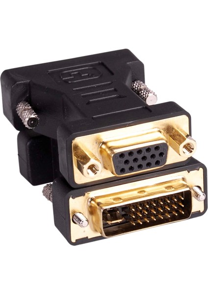 DVI Dişi 24+5 Pin -Vga 15 Pin Erkek Dönüştürücü (4887)