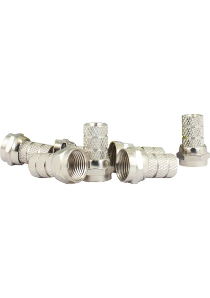 F Konnektör RG58 Mini Kablo Için Ince 100LÜ Paket (4887)