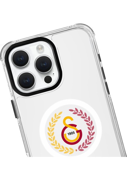 iPhone 15 Pro Max Uyumlu Galatasaray Yaprak Arma Magsafe Lisanslı Telefon Kılıfı fiyatları