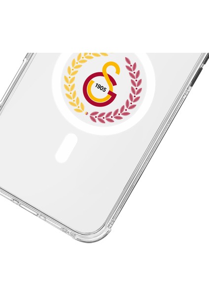 iPhone 15 Pro Max Uyumlu Galatasaray Yaprak Arma Magsafe Lisanslı Telefon Kılıfı modelleri