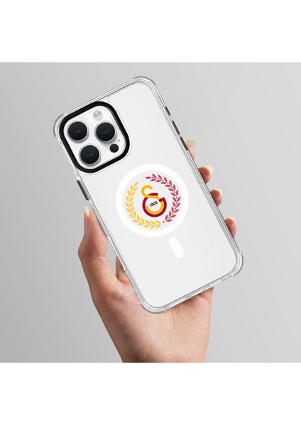 iPhone 15 Pro Max Uyumlu Galatasaray Yaprak Arma Magsafe Lisanslı Telefon Kılıfı fırsatları