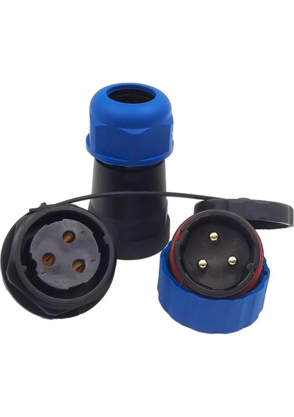 SD28 Su Geçirmez 3 Pin Yuvarlak 28 mm Konnektör (4887)