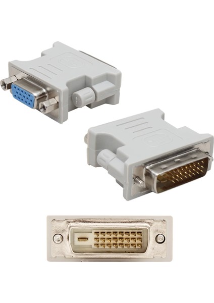 DVI To VGA Dönüştürücü(Dvı Erkek VGA Dişi) DVI 24+1 (4887)