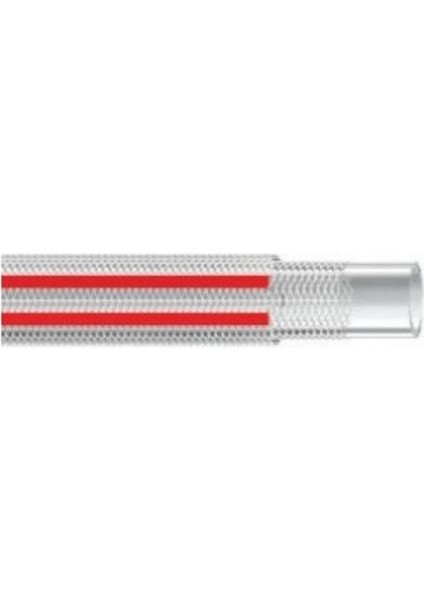 Süper Ekstra Örgülü Şeffaf Hortum (12,5 mm) (1/2'') (50 Metre)