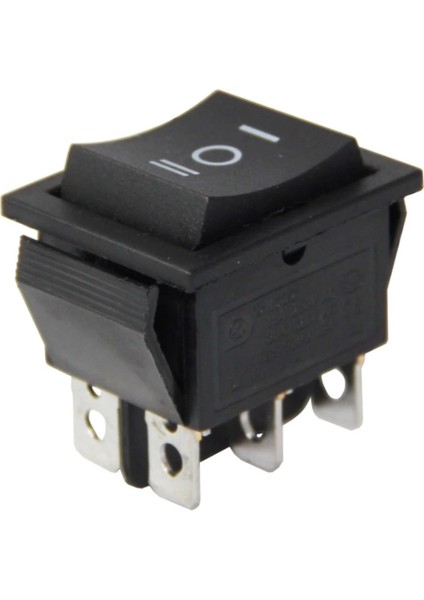 Geniş Işıksız 6 Pınlı Yaylı Anahtar (Mom-Off-Mom) IC-110 (4887)
