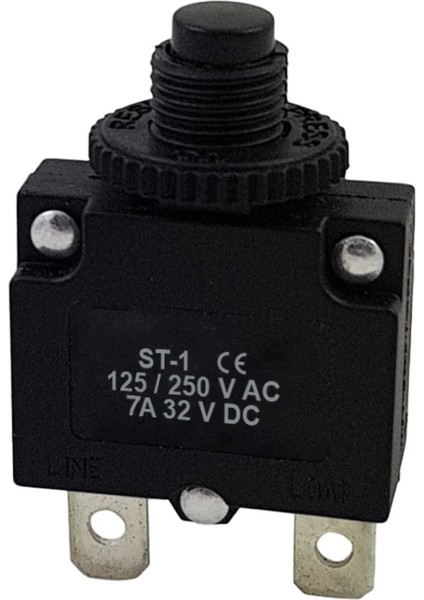 IC-271S St Serisi Termik Resetli Sigorta 125/250VAC 32VDC 7 Amper (4887)